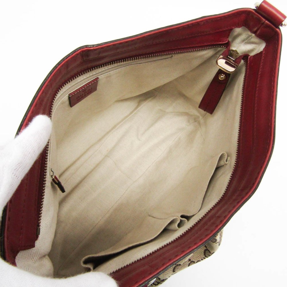 GUCCI Brown Leather Shoulder Bag - Picture 4 of 16